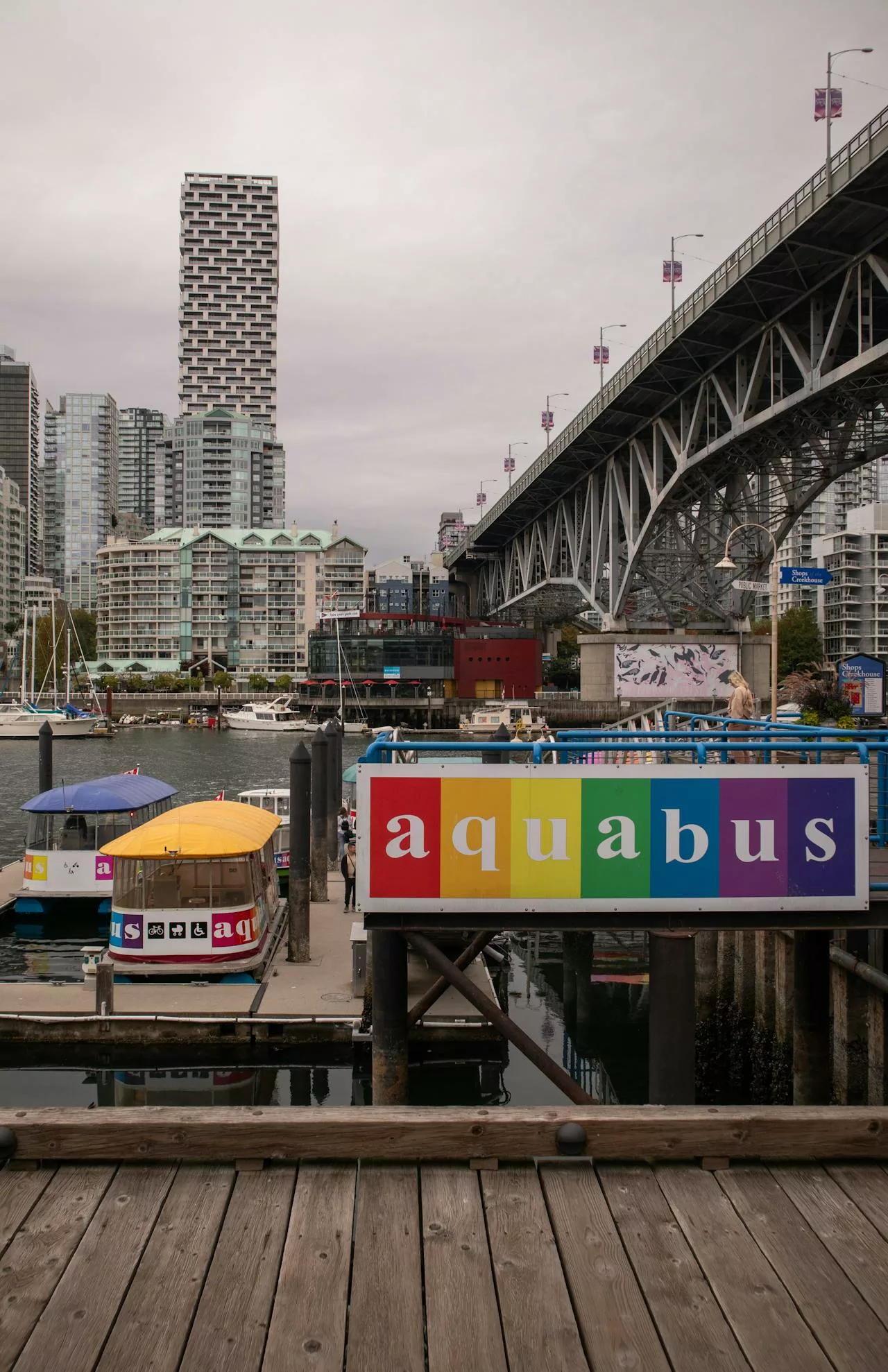 Vancouver International Children's Festival on Granville Island with Aquabus ferries.