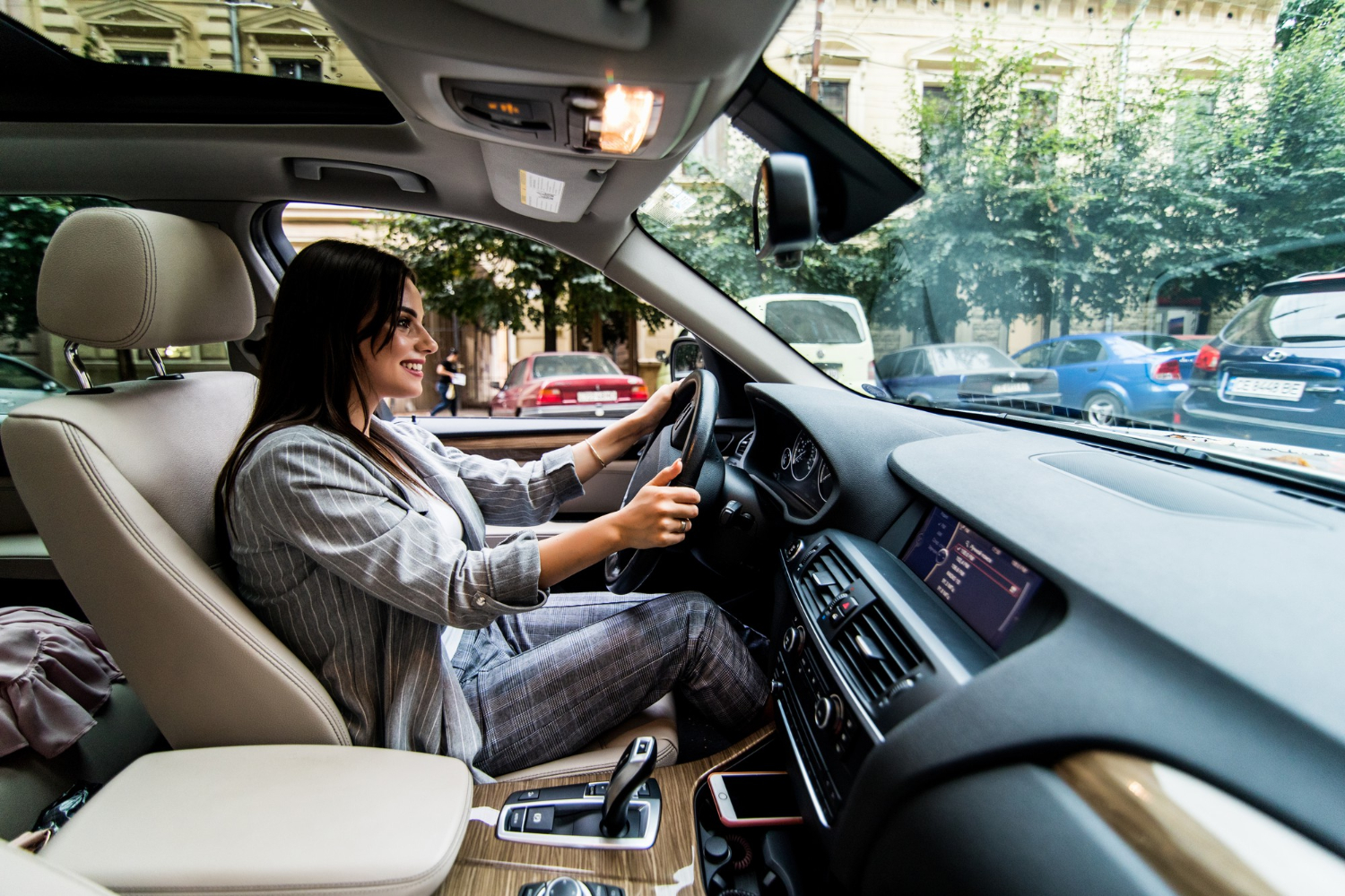 Large SUV rental at airport location