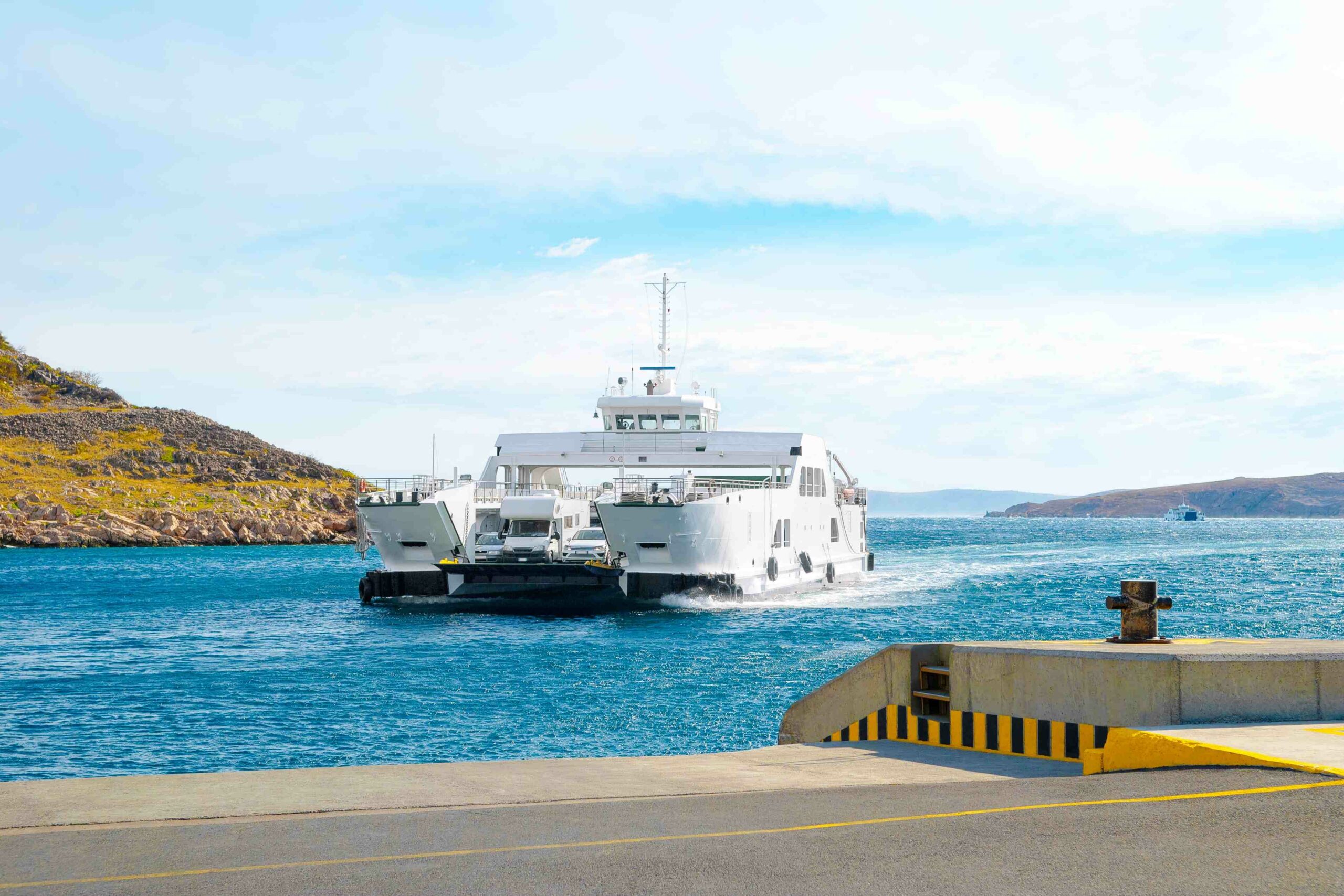 Car rental Vancouver vehicle boarding BC Ferries for travel to Vancouver Island