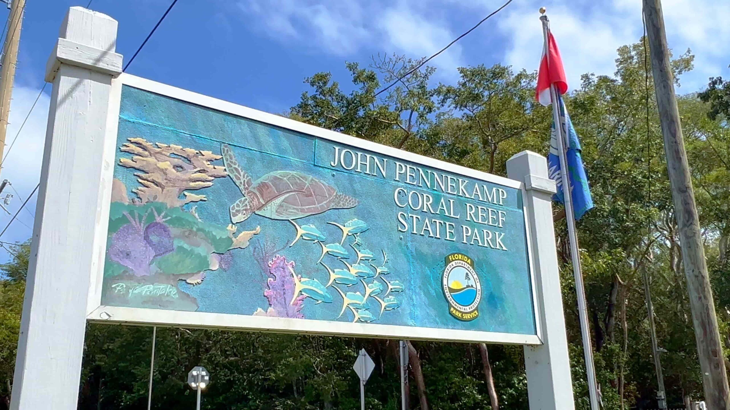 Florida Keys road trip stop at John Pennekamp Coral Reef State Park in Key Largo