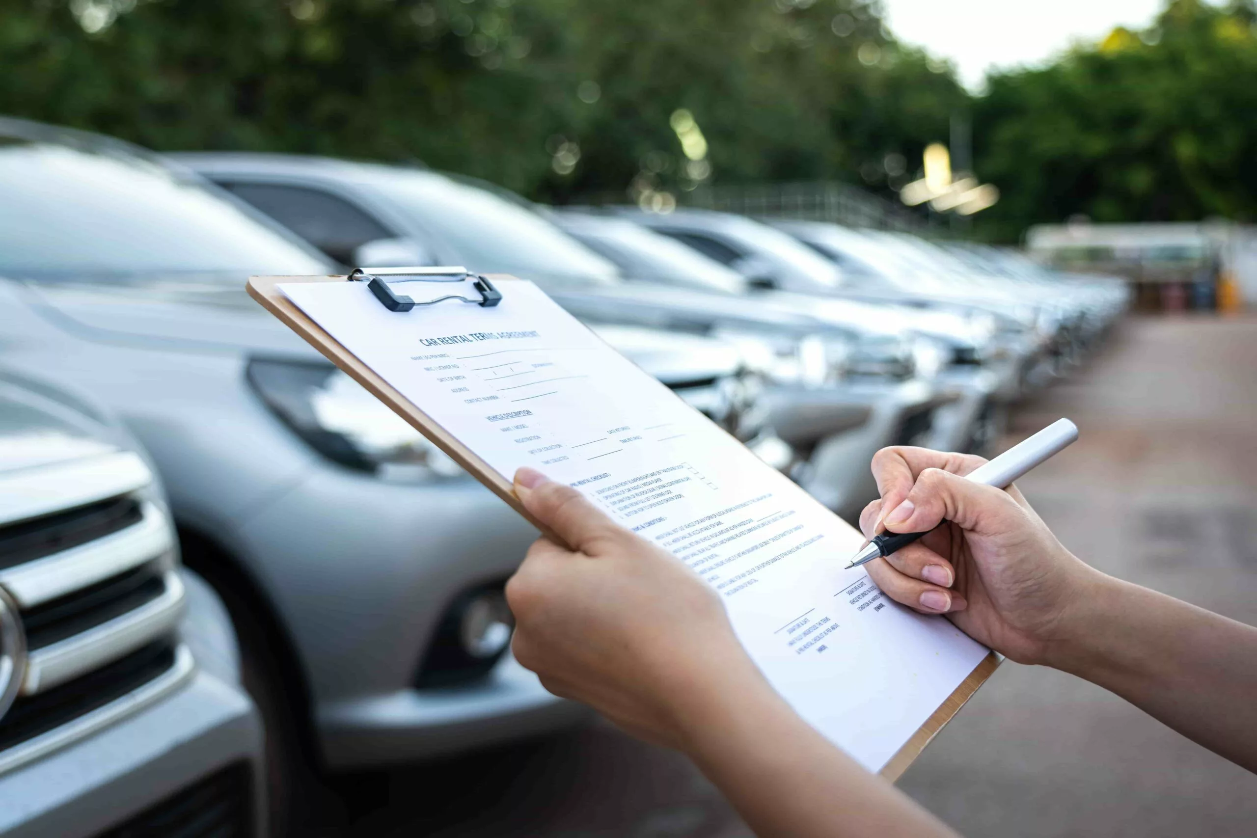 Long term car rental vs buying comparison showing rental and vehicle ownership costs