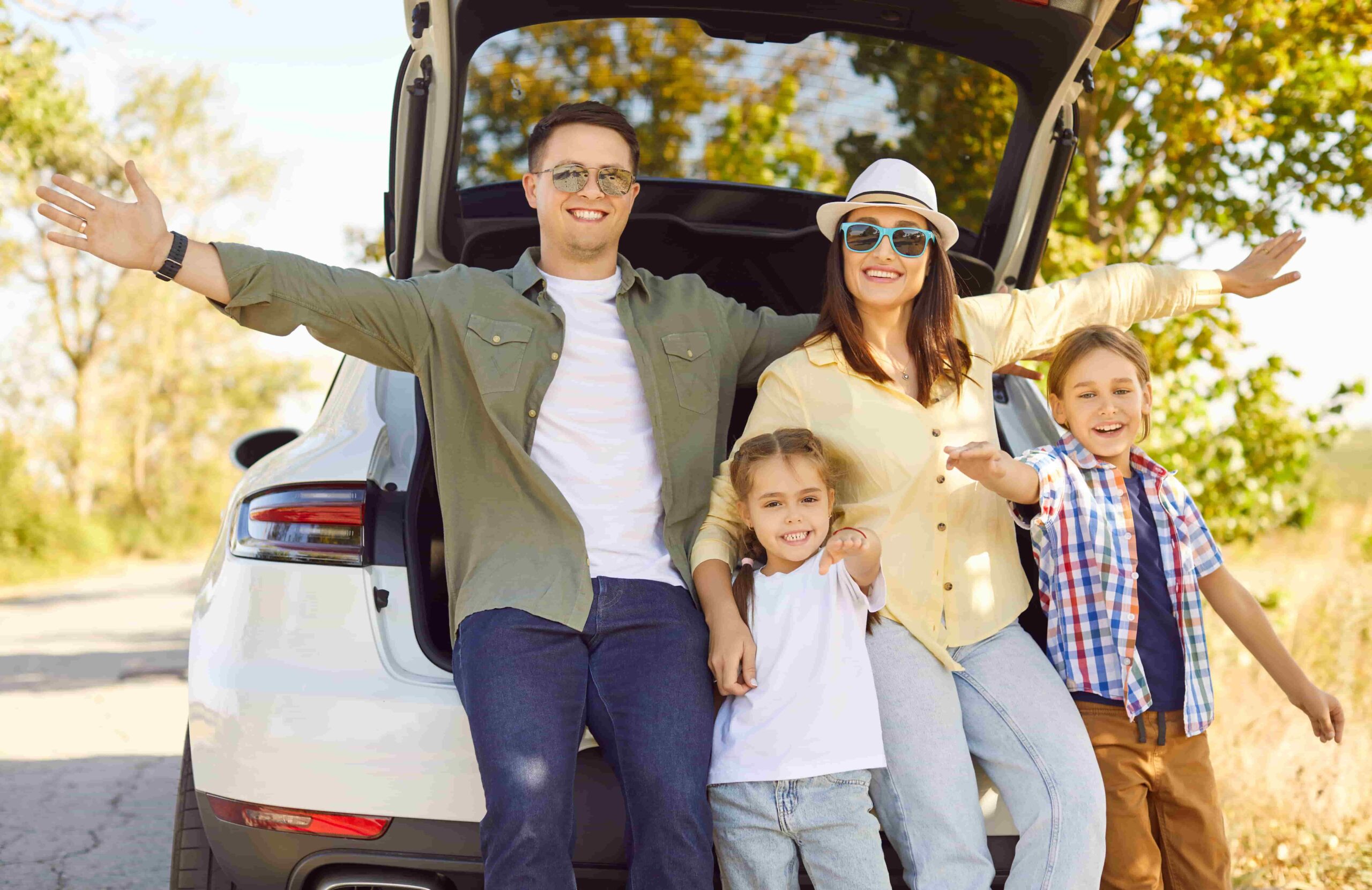 Popular holiday rental vehicles including SUVs minivans and passenger vans
