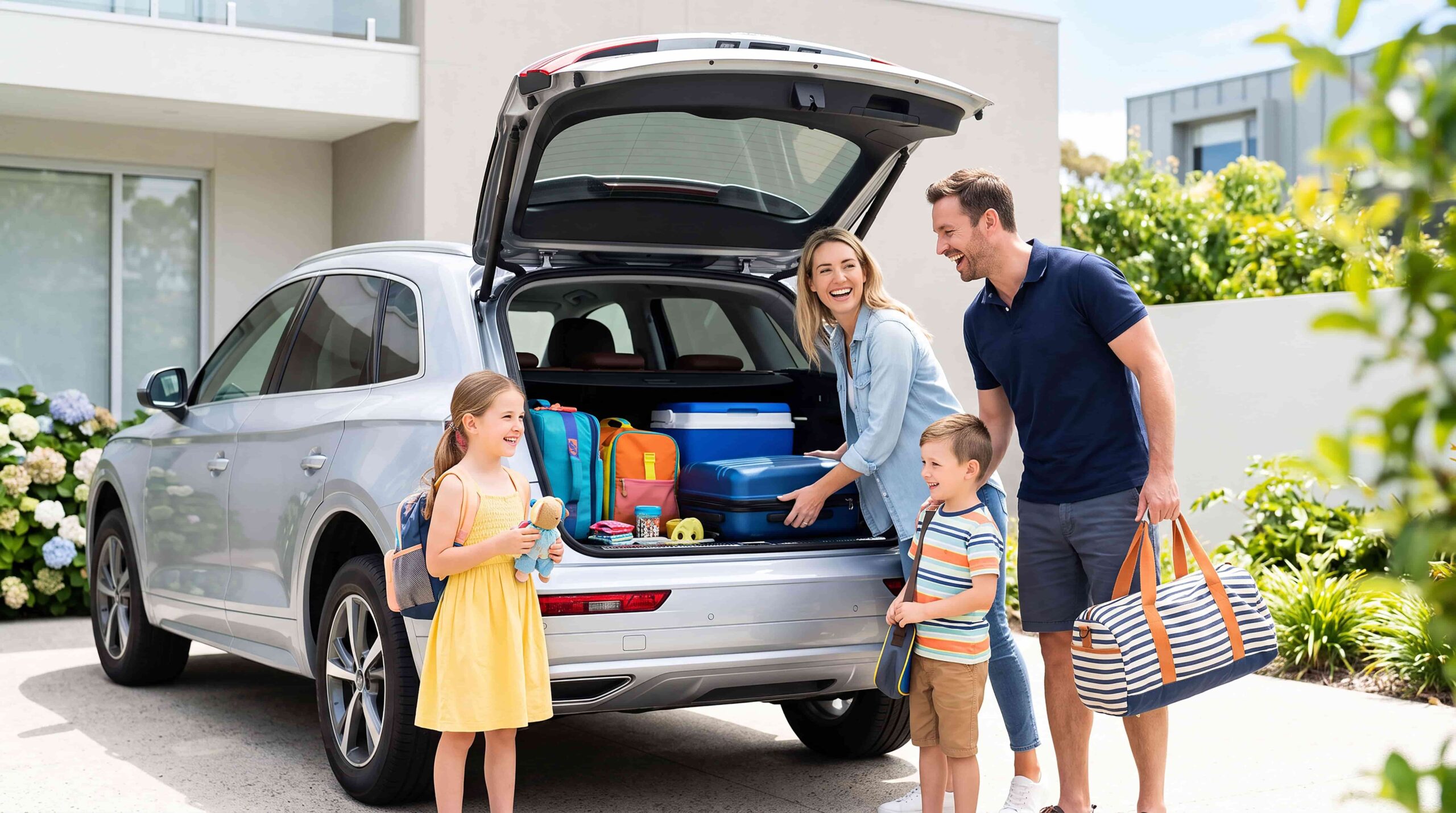 Best rental cars for a family of five including minivans and SUVs