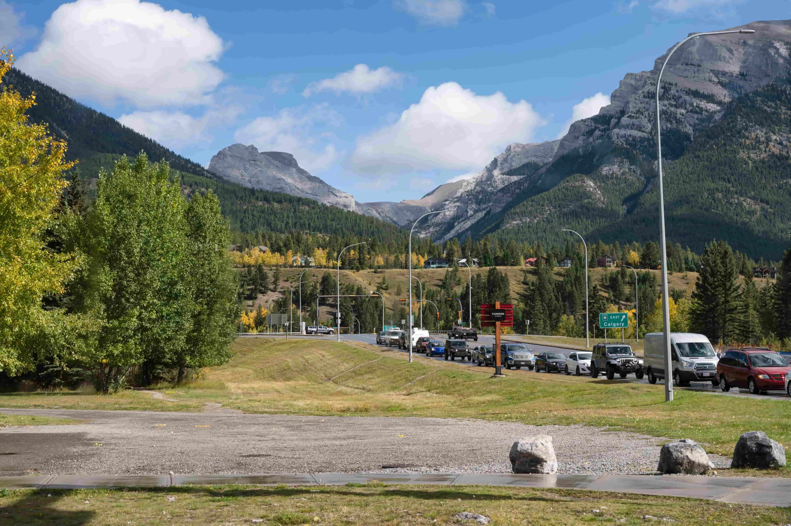 Calgary to Banff road trip through the Canadian Rockies
