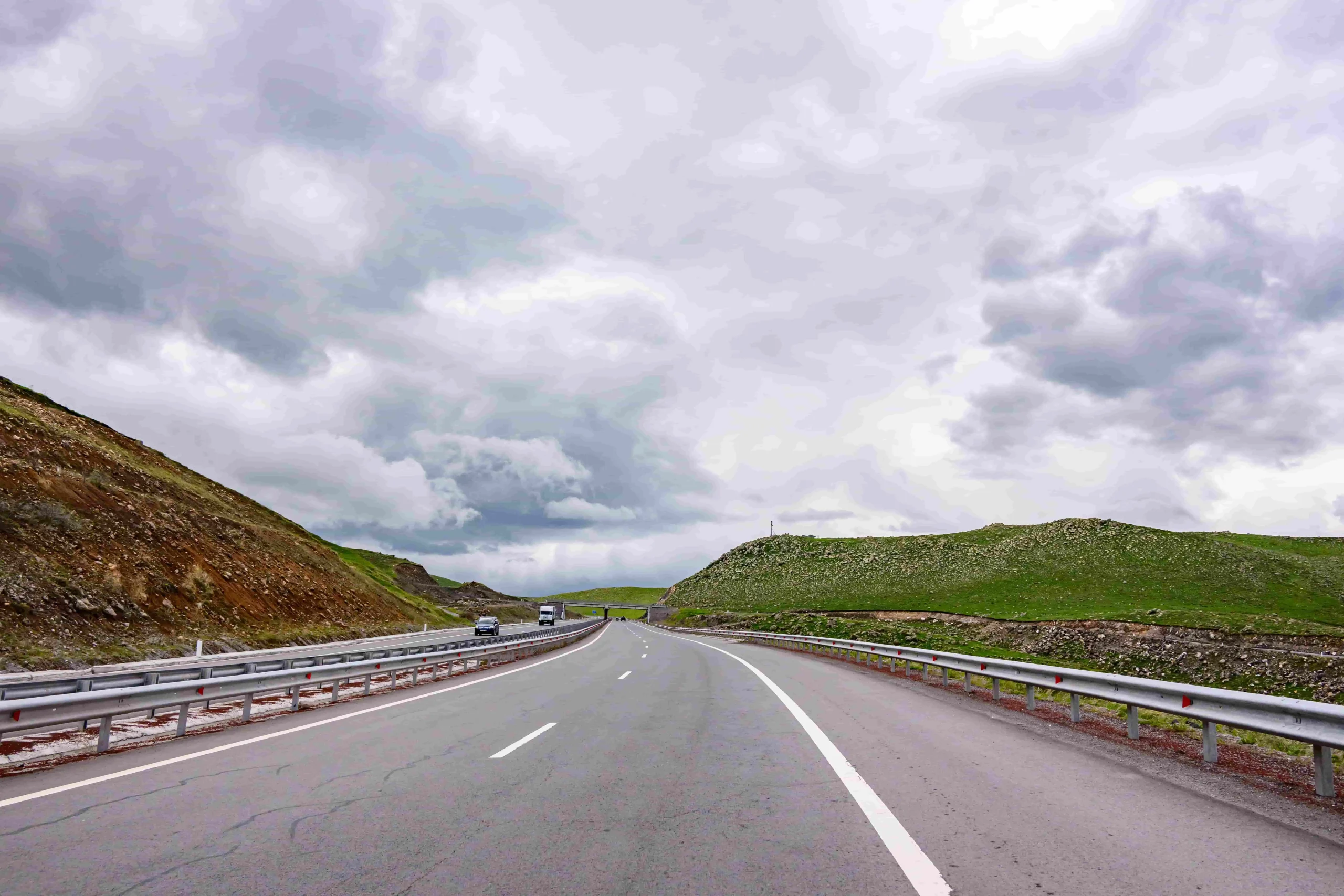 Long-distance road trip preparation with a rental car