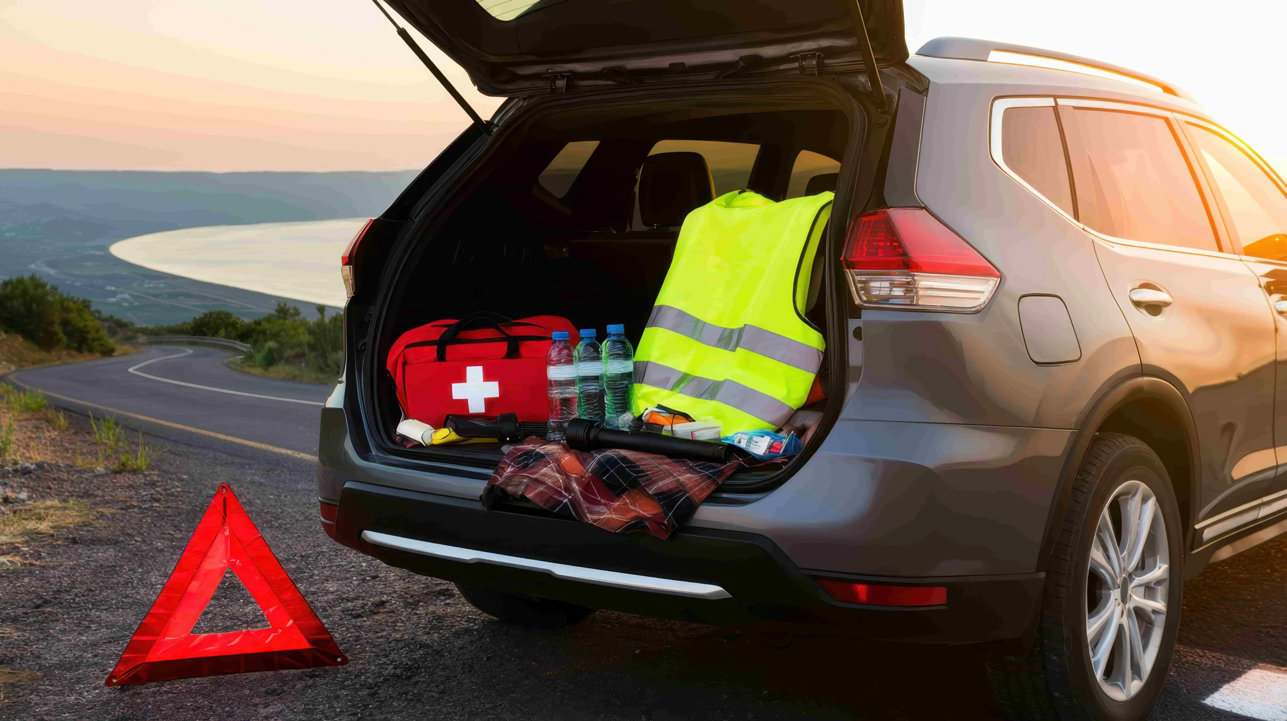 Long-distance road trip emergency preparation