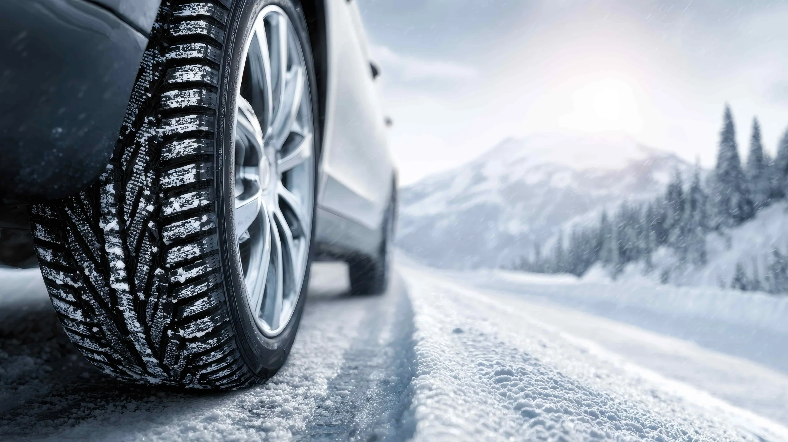Winterize your rental car by confirming tyre condition and winter tyre availability