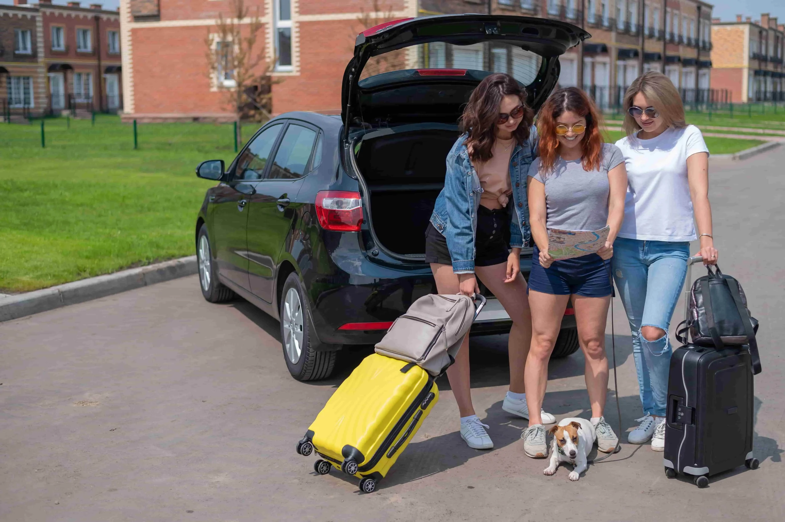 Girls trip car rental checklist for planning drivers, luggage and pickup details
