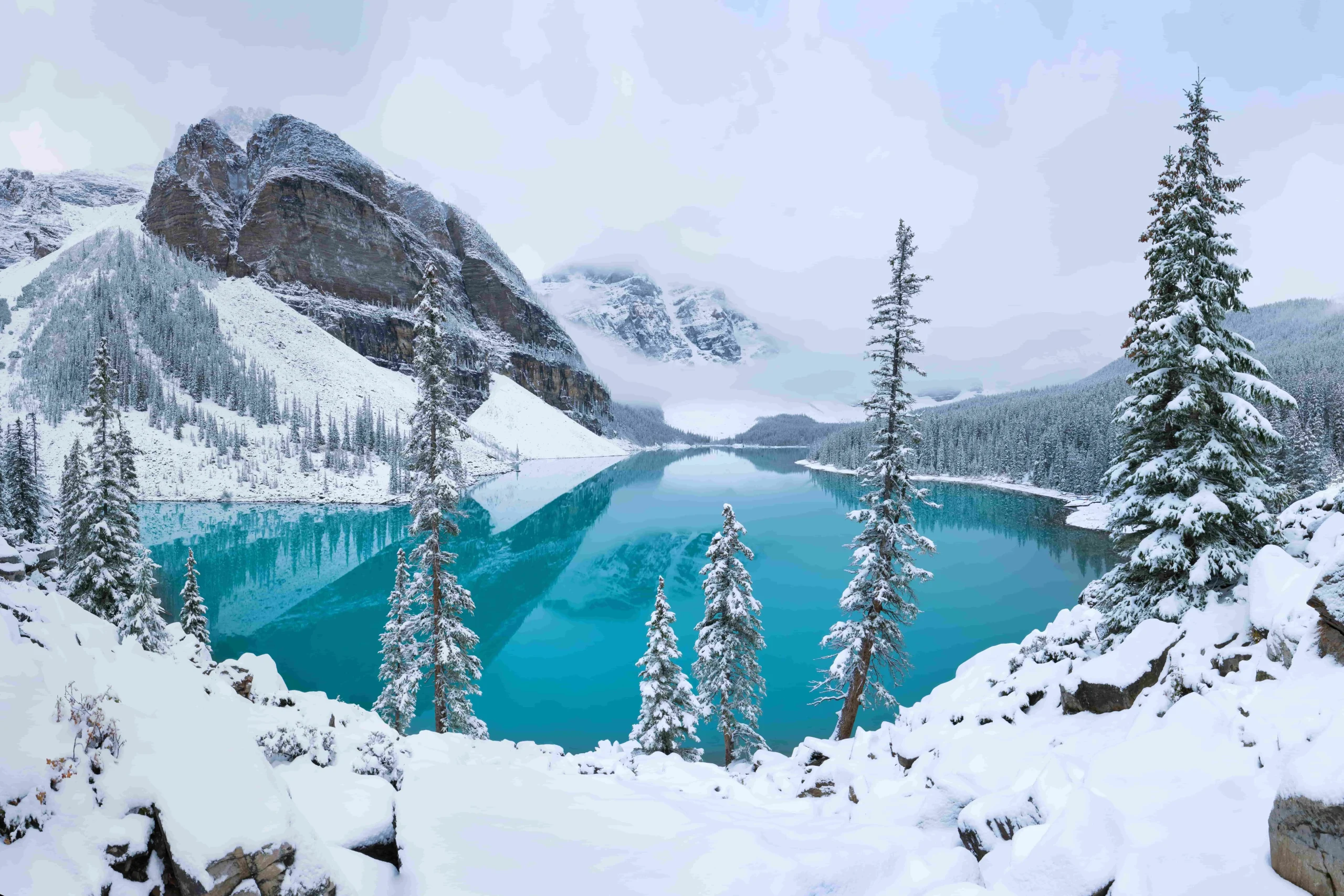 Rockies ski trip car rental for exploring Banff and the Canadian Rocky Mountains in winter