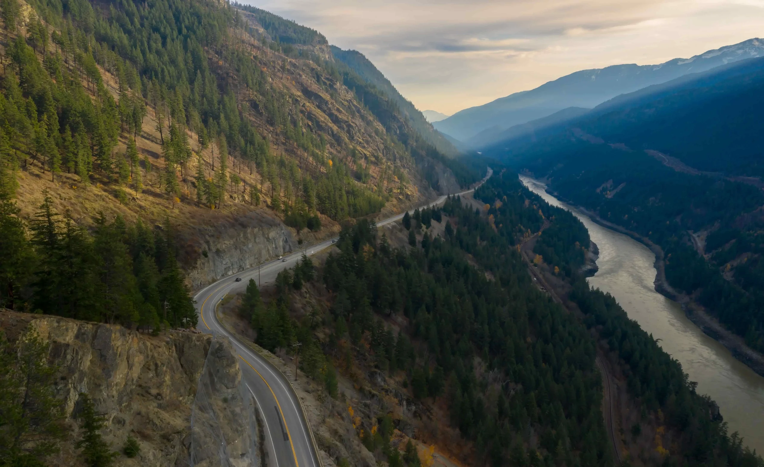 Scenic drives near Vancouver along the Sea to Sky Highway to Whistler